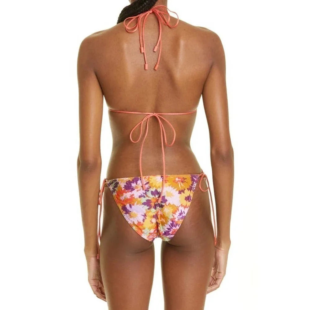 Zimmermann Violet Knotted Bikini Bottom Sz 3